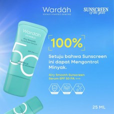 Wardah UV Shield Airy Smooth Sunscreen Serum SPF 50 PA++++ (25ml) Wardah UV Shield Airy Smooth Sunscreen Serum SPF 50 PA++++ (25ml)